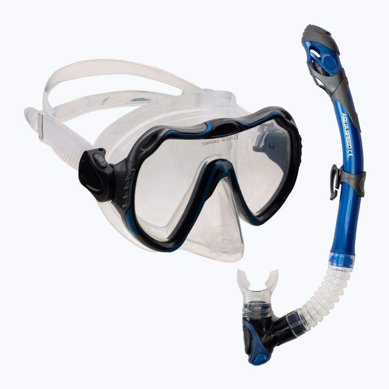 AQUA-SPEED Java + Elba 2022 set da immersione blu