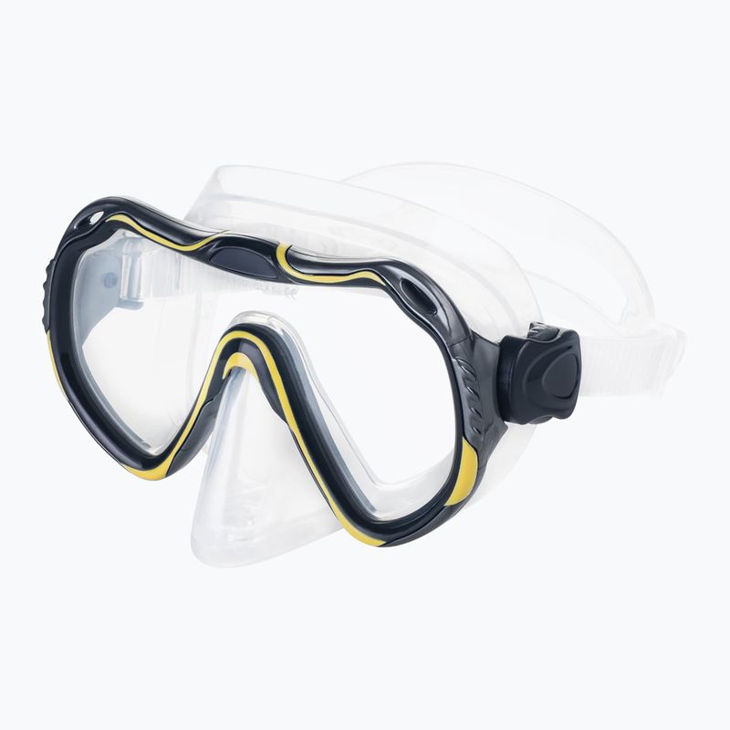AQUA-SPEED Java + Elba 2022 set per immersione giallo 2