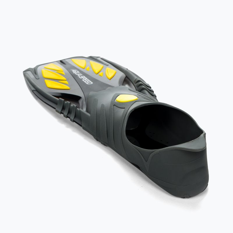 AQUA-SPEED Pinne da snorkeling inox nero/giallo 4