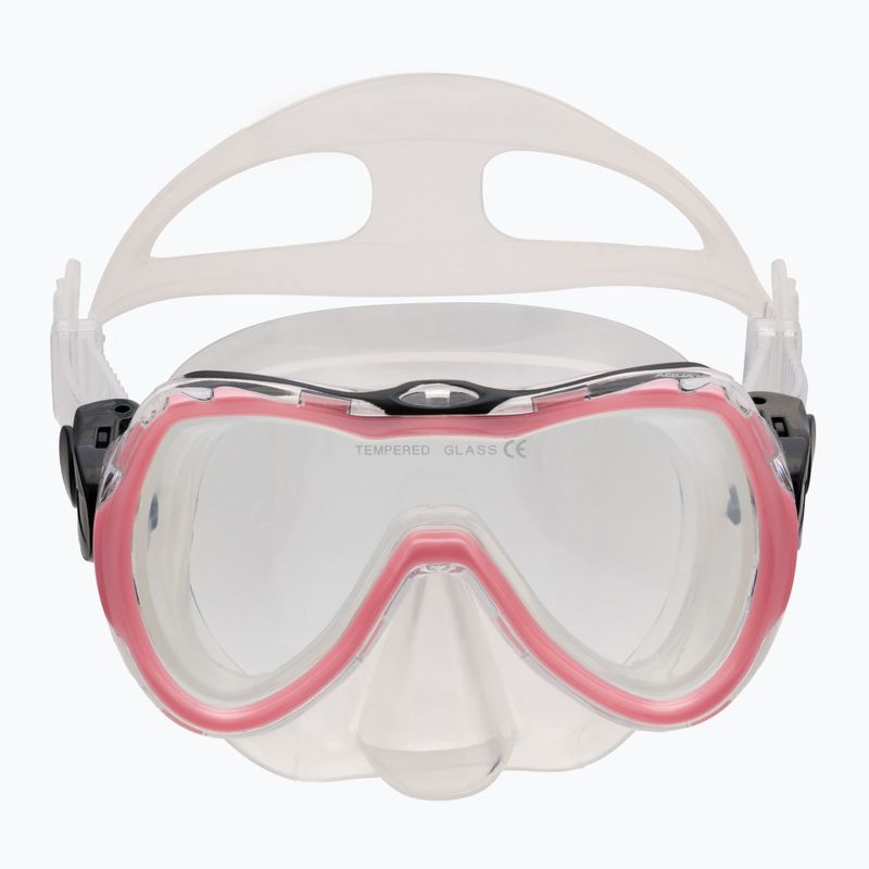 AQUA-SPEED set da immersione per bambini Enzo + Evo 2022 rosa 2