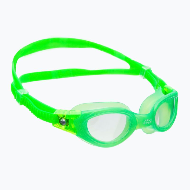 Occhialini da nuoto per bambini AQUA-SPEED Pacific Jr verde