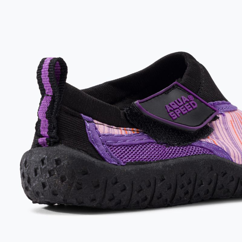 AQUA-SPEED scarpe da acqua per bambini Aqua 2A nero/rosa 8