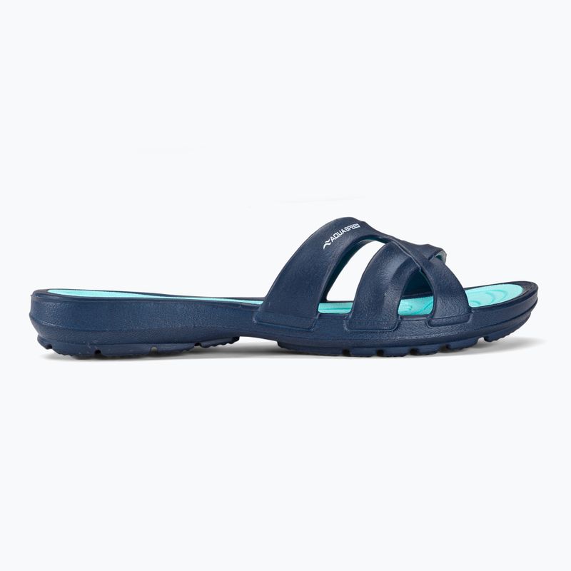 Infradito donna AQUA-SPEED Panama blu navy/blu 2