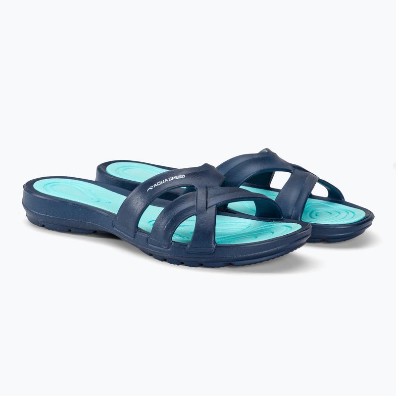 Infradito donna AQUA-SPEED Panama blu navy/blu 4