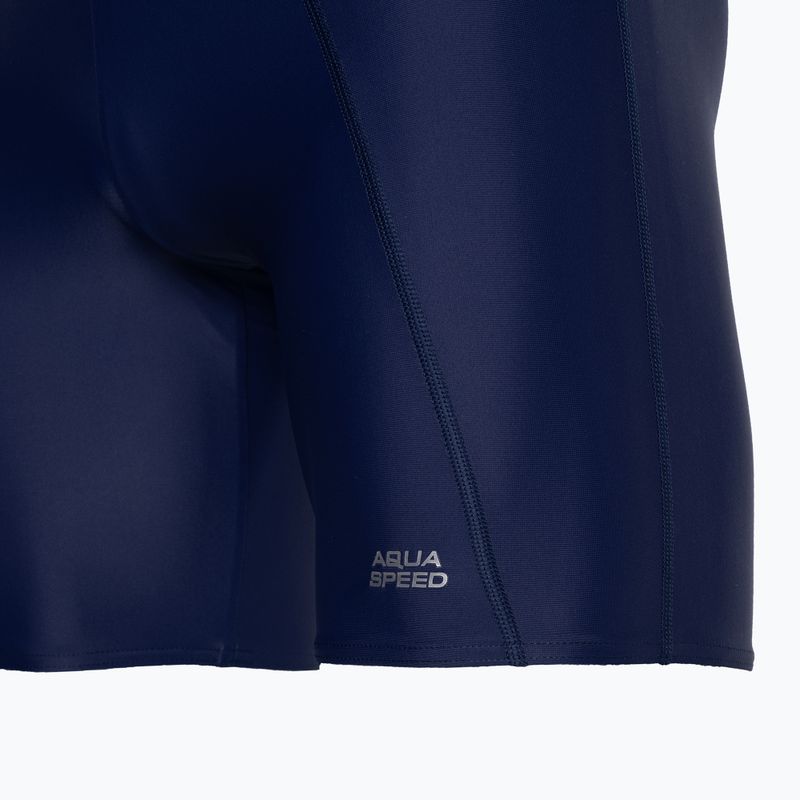 Costume da bagno AQUA-SPEED Long Jammer uomo blu navy 4