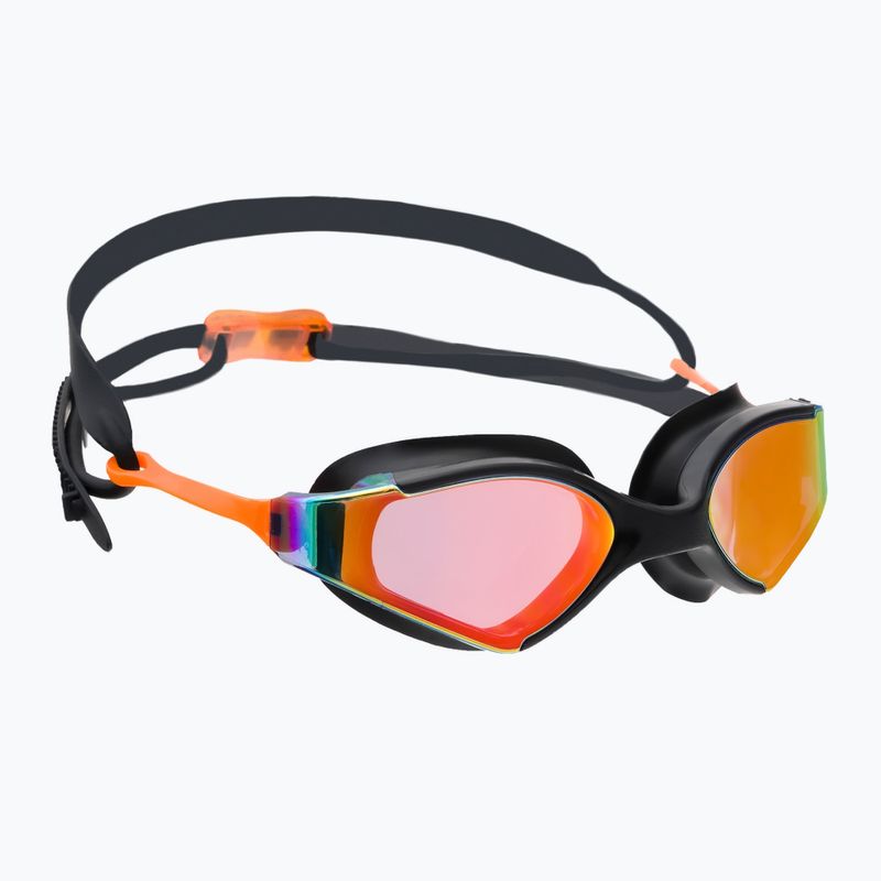 AQUA-SPEED Occhiali da nuoto Blade Mirror nero/arancio