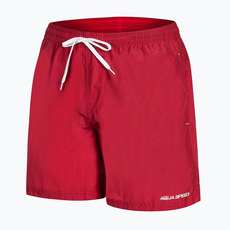 Pantaloncini da bagno da uomo AQUA-SPEED Remy rosso