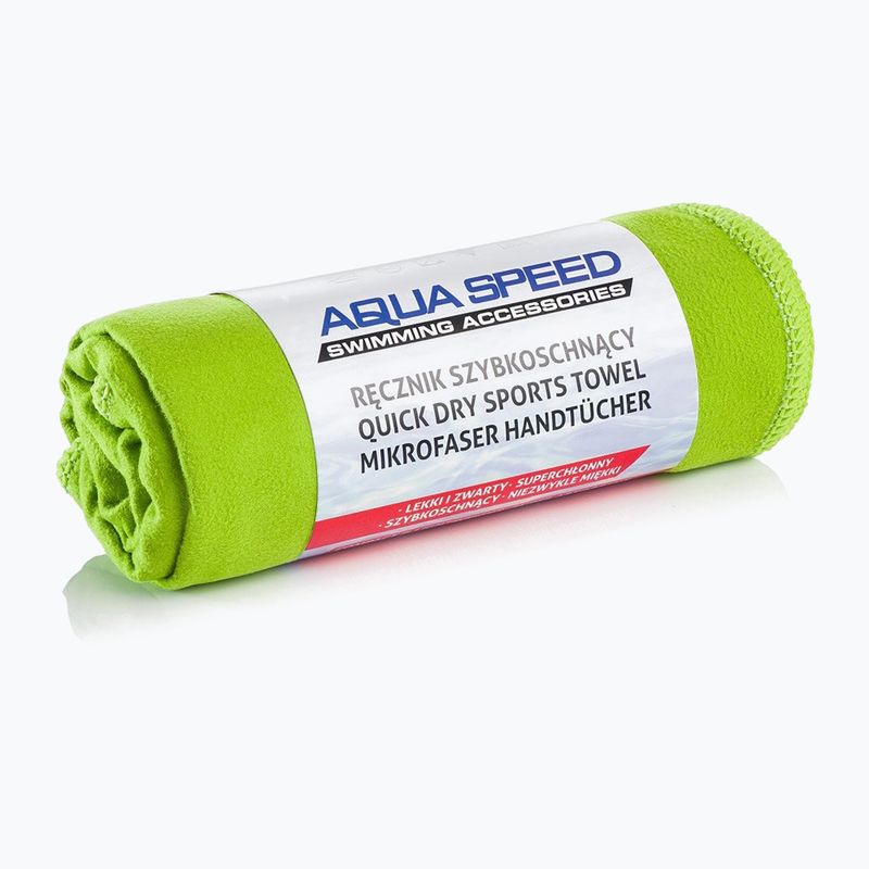 AQUA-SPEED Dry Asciugamano piatto ad asciugatura rapida verde 2
