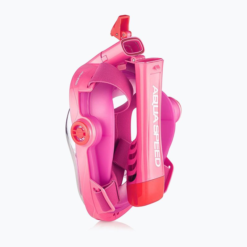 AQUA-SPEED Spectra 2.0 Kid maschera snorkeling integrale rosa 7081 5