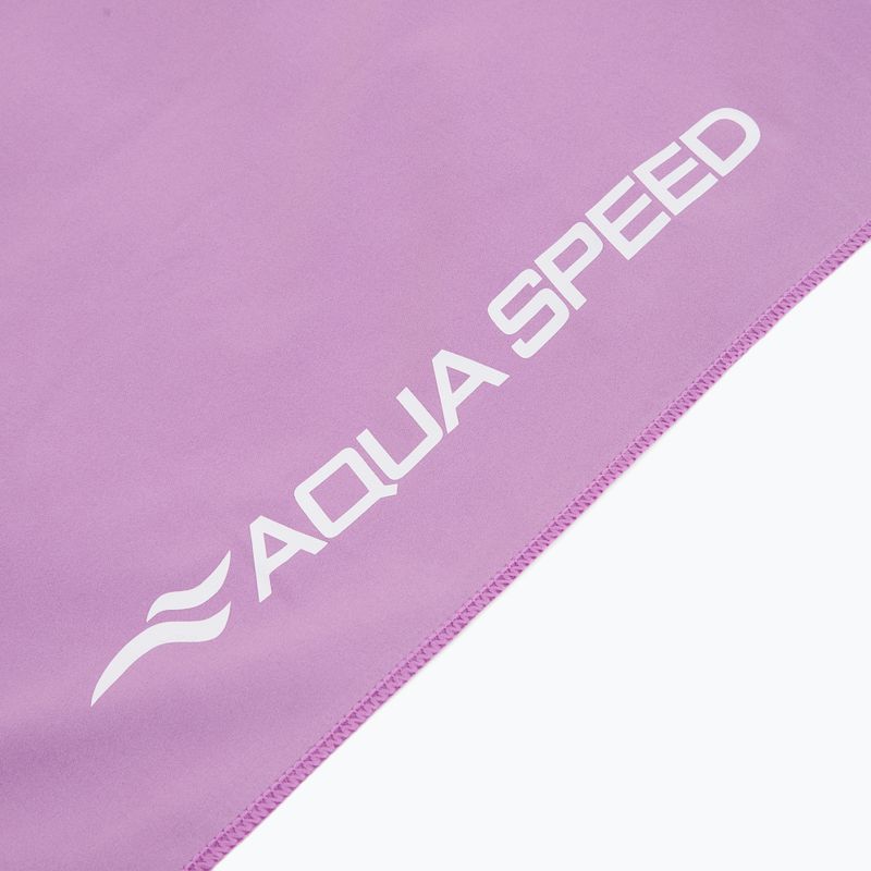 AQUA-SPEED Dry Asciugamano piatto ad asciugatura rapida 50 x 100 cm viola 2