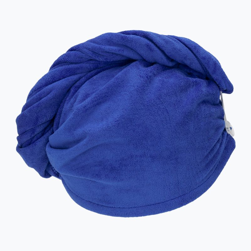 AQUA-SPEED Asciugamano per la testa turbante blu 3