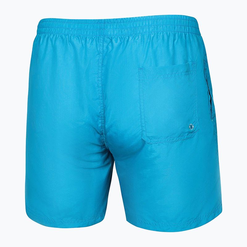 Pantaloncini da bagno da uomo AQUA-SPEED Remy turchese/verde fluo 2