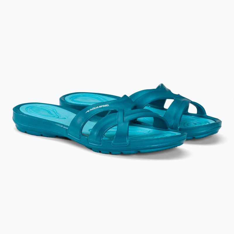 Infradito donna AQUA-SPEED Panama blu 4