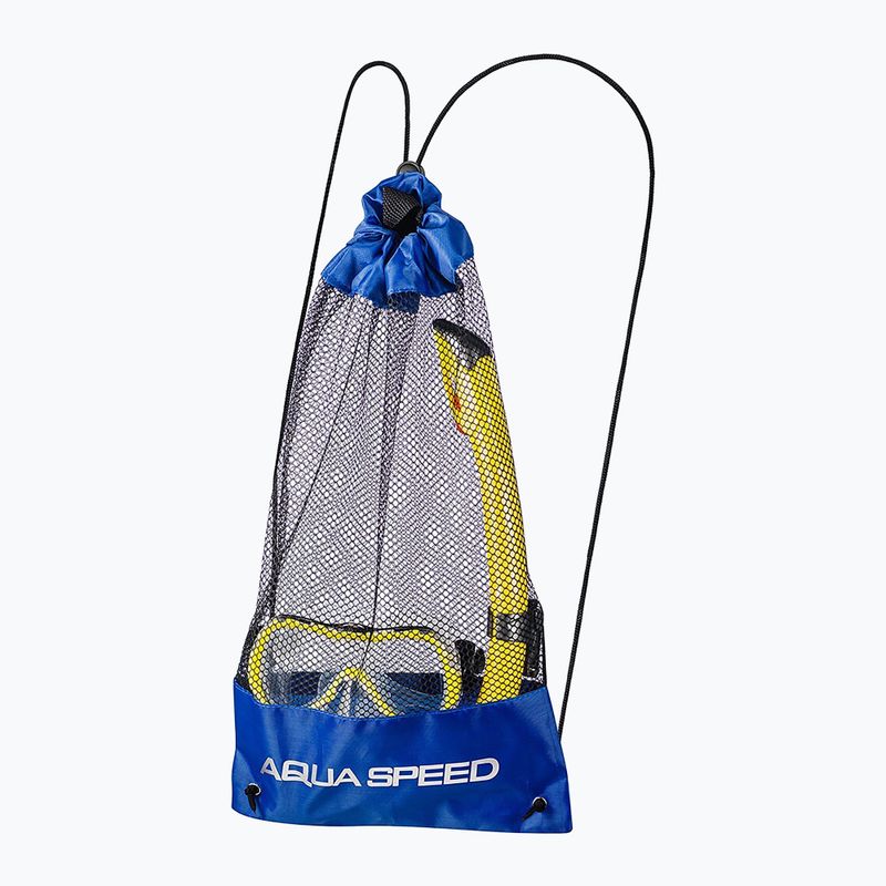 AQUA-SPEED set da sub per bambini Enzo + Evo giallo 12