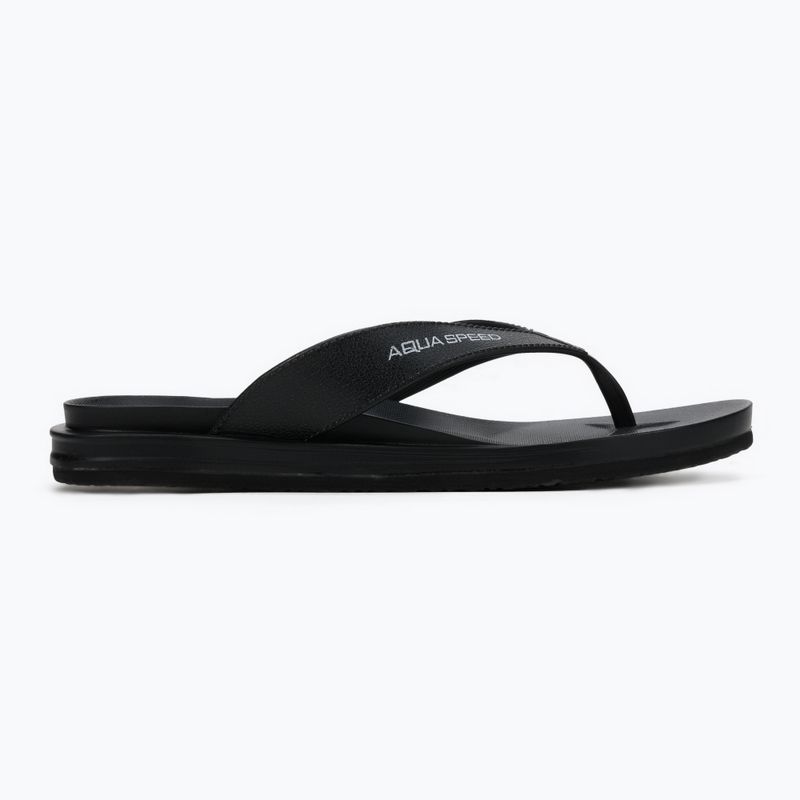 AQUA-SPEED Solea infradito da donna nero 3