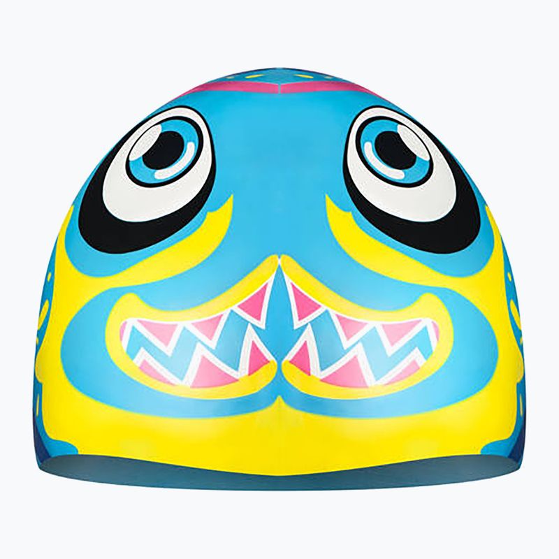 Cuffia da nuoto per bambini AQUA-SPEED Zoo Fish blu/giallo/rosa 3