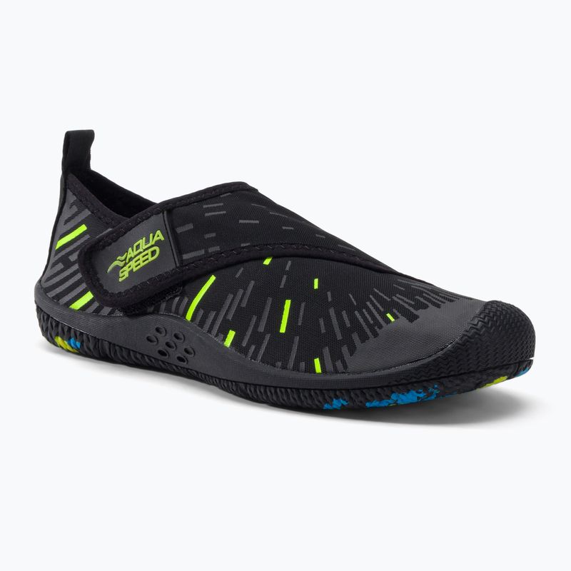 AQUA-SPEED Tegu scarpe da acqua nero/verde