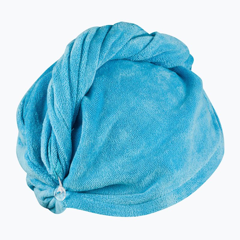 AQUA-SPEED Asciugamano per la testa turbante blu 2