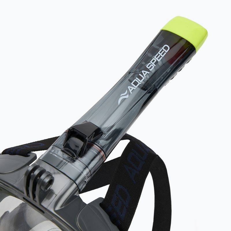AQUA-SPEED Spectra 2.0 maschera integrale per snorkeling nera 4