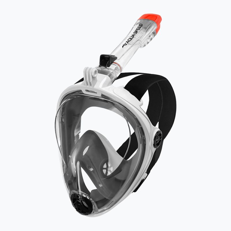 AQUA-SPEED Spectra 2.0 maschera integrale per snorkeling bianco/nero 2
