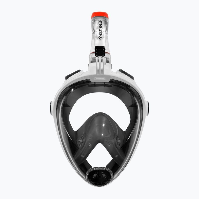 AQUA-SPEED Spectra 2.0 maschera integrale per snorkeling bianco/nero 3