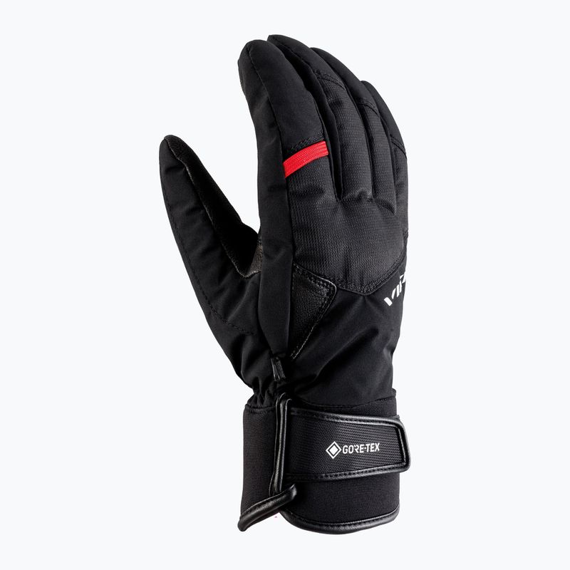 Guanti da sci da uomo Viking Branson GTX black/red 2