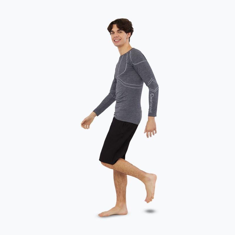 Maglia termica a manica lunga da uomo Viking Lan Pro dark grey/light grey 2