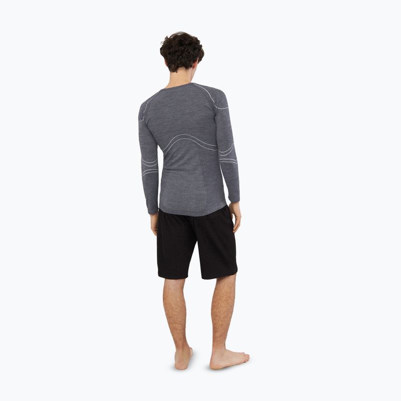 Maglia termica a manica lunga da uomo Viking Lan Pro dark grey/light grey 3