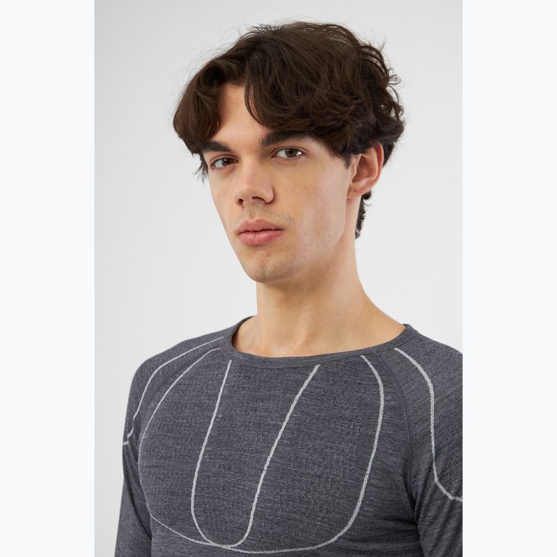 Maglia termica a manica lunga da uomo Viking Lan Pro dark grey/light grey 4