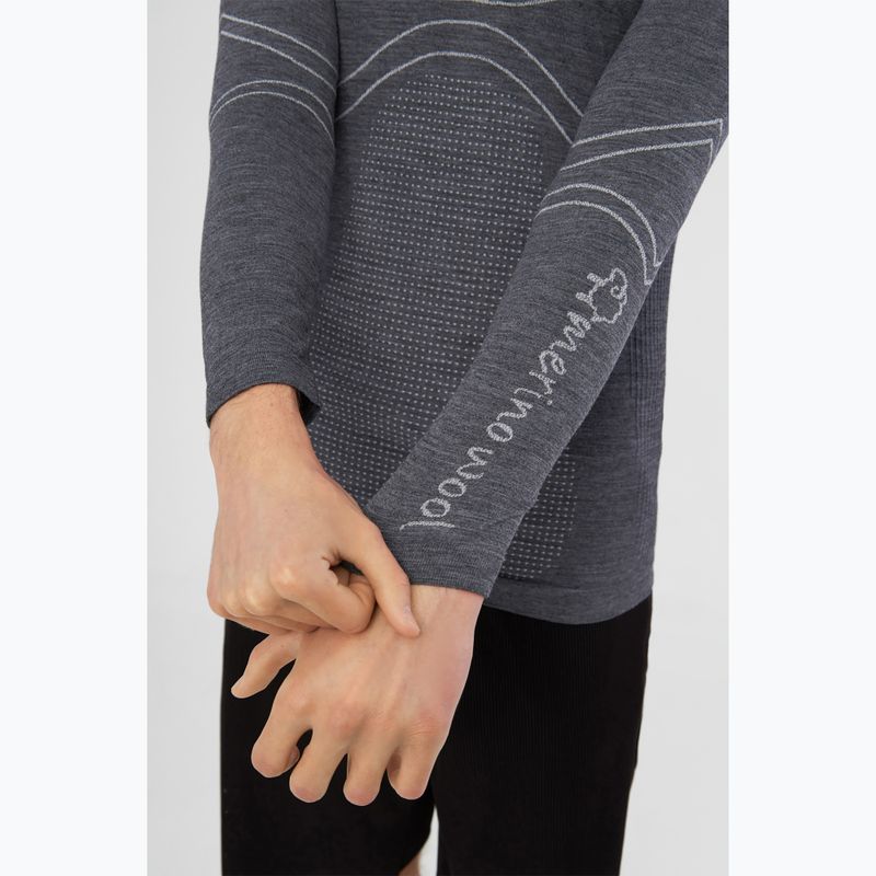 Maglia termica da uomo Viking Lan Pro dark grey/light grey 5