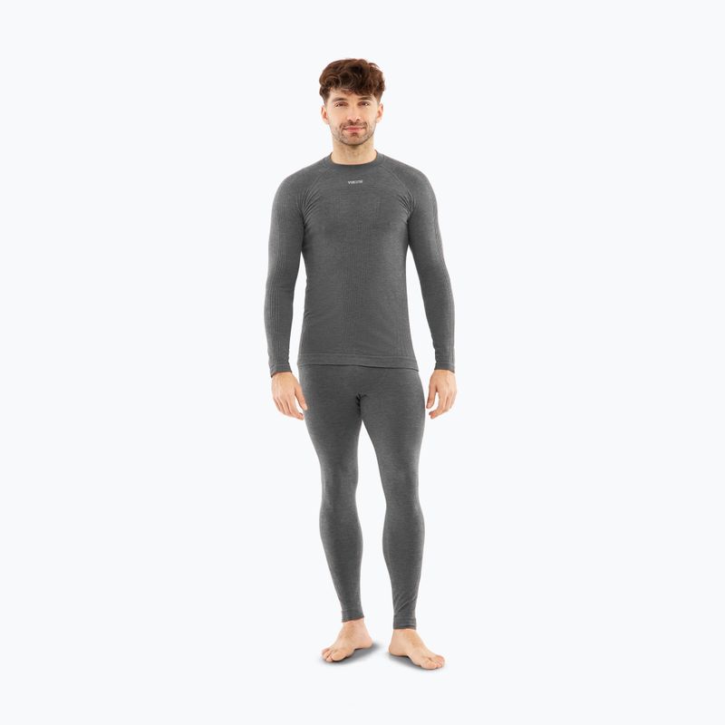 Maglia termica da uomo Viking Tende dark grey 2