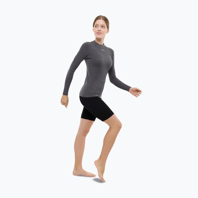 Maglia termica da donna Viking Tende dark grey 2