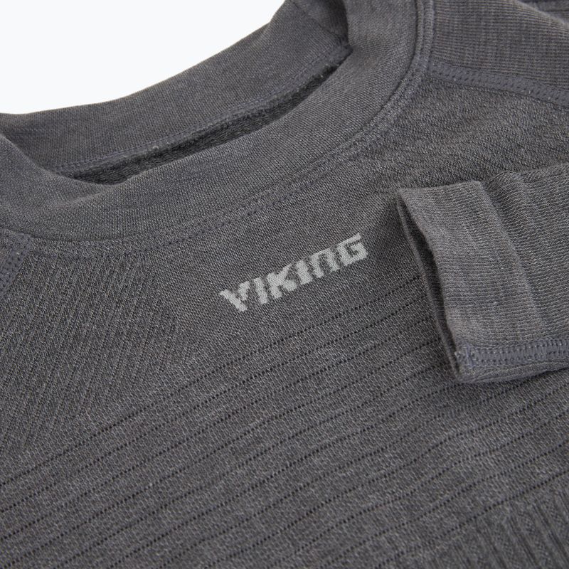 Maglia termica da donna a manica lunga Viking Tende dark grey 4