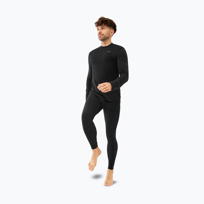 Completo intimo termico da uomo Viking Novena black 3