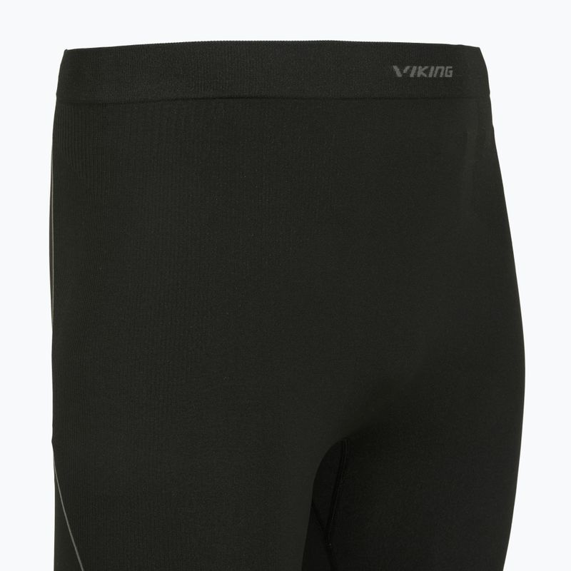 Pantaloni termici da uomo Viking Eiger 2.0 3/4 black/grey 3