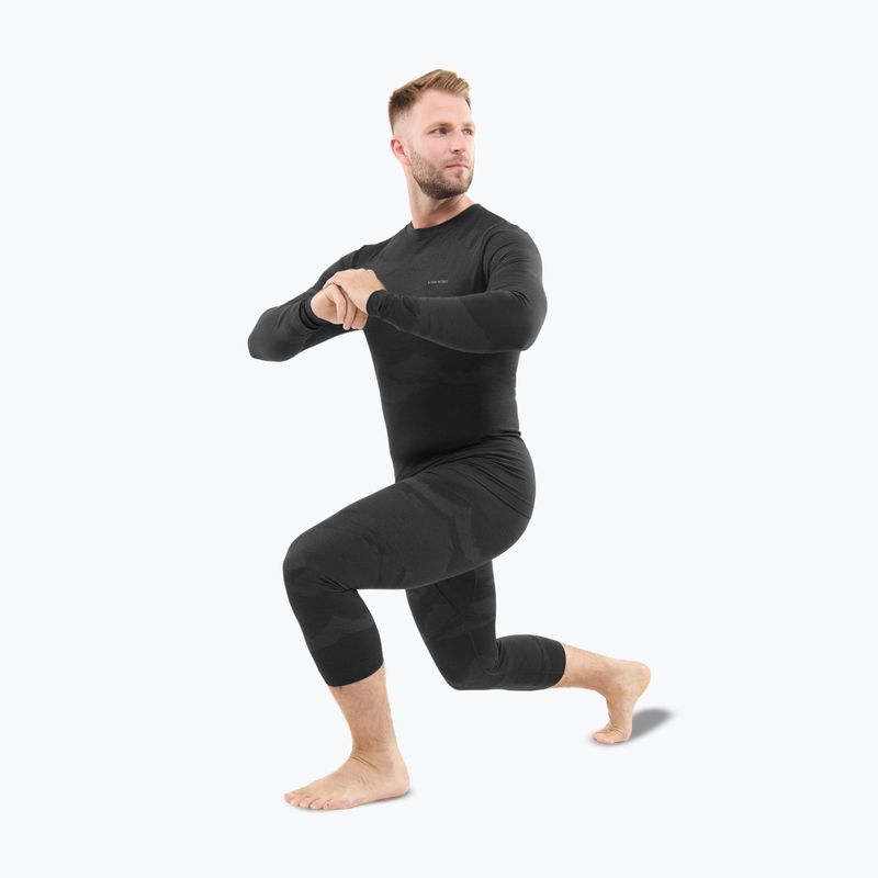 Completo intimo termico da uomo Viking Gasher 3/4 black 3