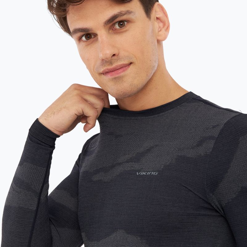 Maglia termica da uomo Viking Gasher black 3