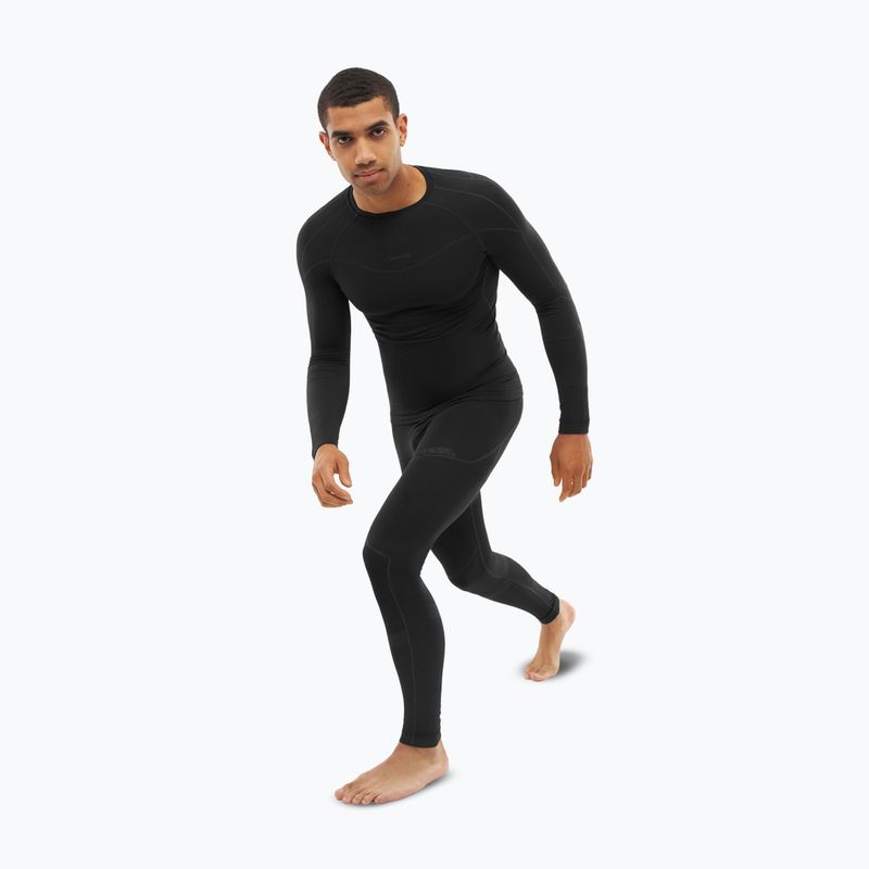 Completo intimo termico da uomo Viking Gary Base Layer black 2