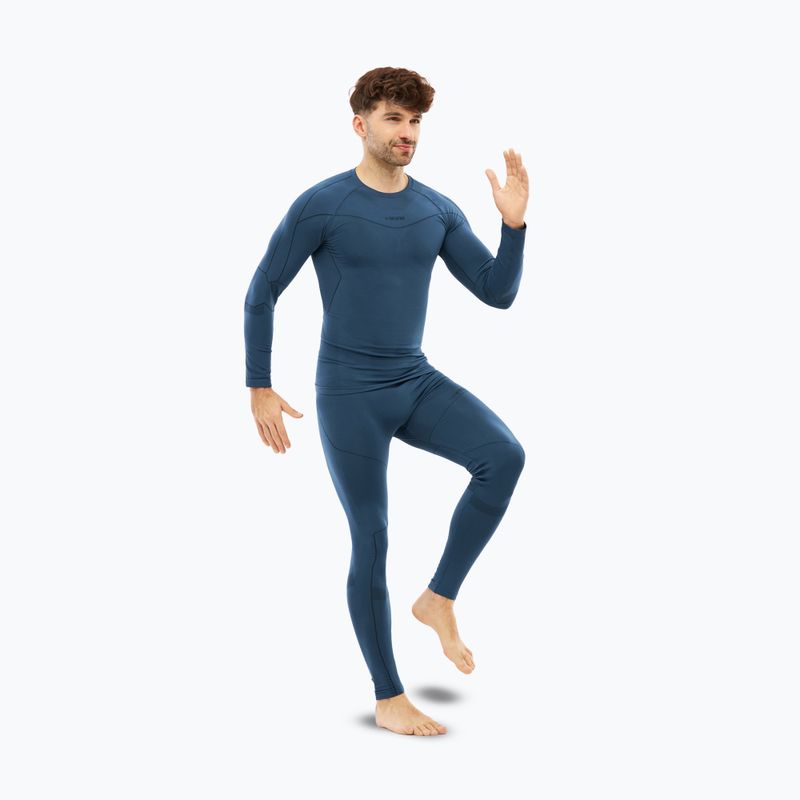 Completo intimo termico da uomo Viking Gary navy 3