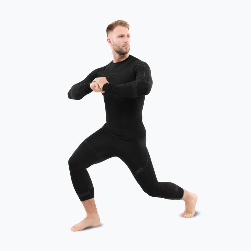 Completo intimo termico da uomo Viking Gary 3/4 black 2
