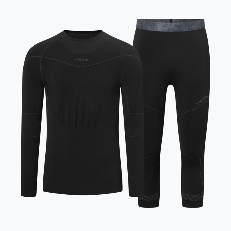 Completo intimo termico da uomo Viking Gary 3/4 black 7