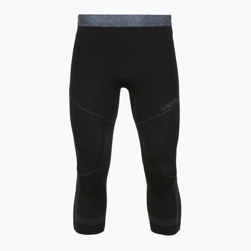 Pantaloni termici da uomo Viking Gary 3/4 neri