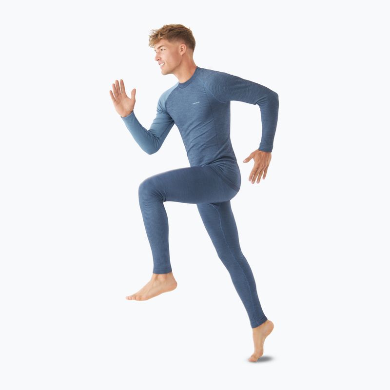 Completo intimo termico da uomo Viking Mounti navy 5
