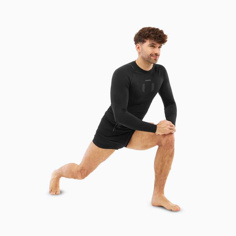 Set intimo termico da uomo Viking Eiger 2.0 black/grey 8