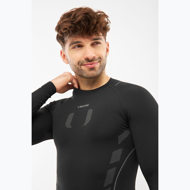 Maglia termica da uomo Viking Eiger 2.0 black/grey 4