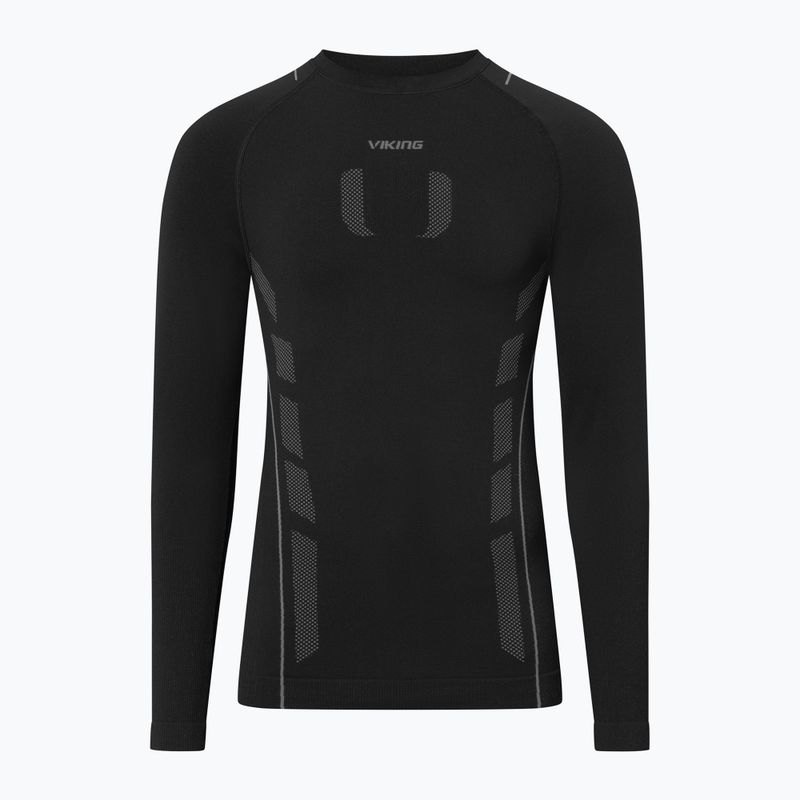 Maglia termica da uomo Viking Eiger 2.0 black/grey