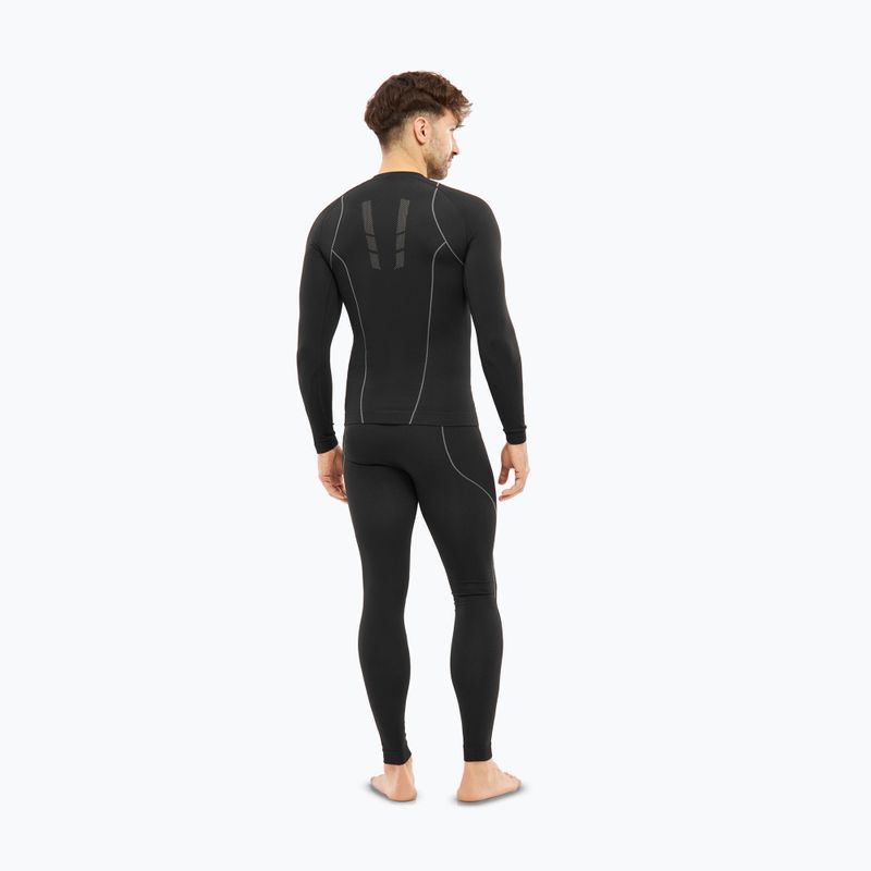 Pantaloni termici da uomo Viking Eiger 2.0 black/grey 3