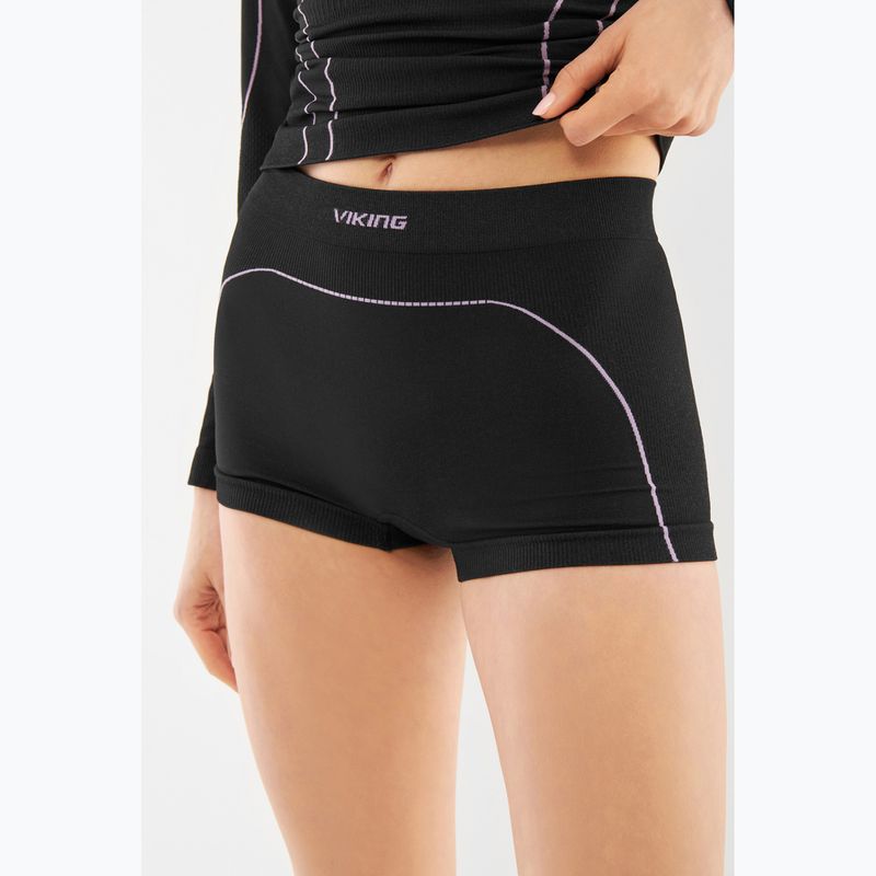 Set intimo termico da donna Viking Eiger 2.0 black/purple 12