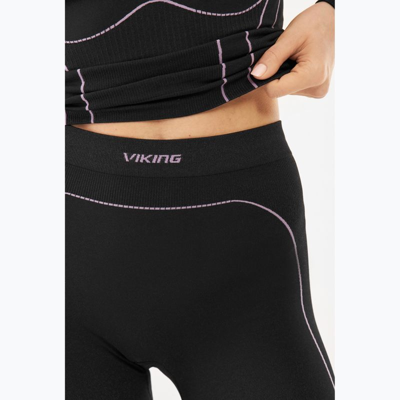Set intimo termico da donna Viking Eiger 2.0 black/purple 13