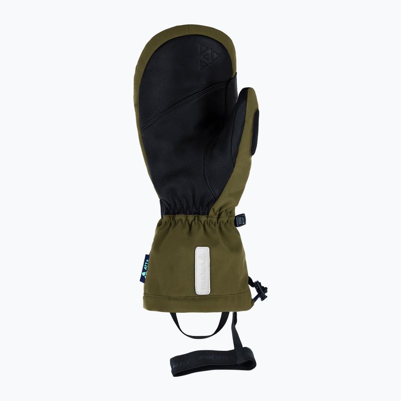 Guanti da sci Viking Norvik Pro Mitten Freeride olive/white 3